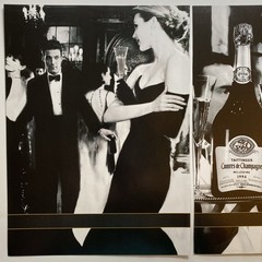 2000 Taittinger Champagne 4 pg PRINT AD Black Tie Dress Man Woman Bottle Vtg Y2K