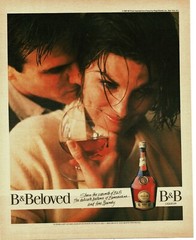 1987 B&B Dom Benedictine Liqueur Vintage Print Ad