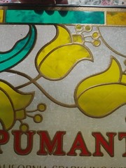 Ballatore Spumante California Sparkling Wine Stained Glass Sign