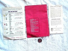 3 booklets California Wine c.1966, 1967 Wine Cooking & Wine Tasting