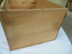 Taylor Fladgate Vintage Porto 1985 Wood Port wine crate Box