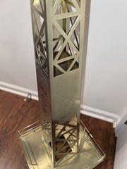Vtg Moet Chandon Eiffel Tower Replica Gold Champagne Advertise Display Large 40”