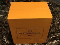 VEUVE CLICQUOT PONSARDIN VCP CHAMPAGNE OUTDOOR TRENDY FLUTES ACRYLIC QTY. SIX