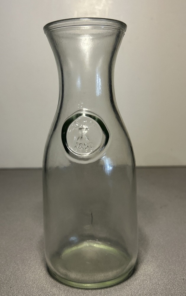 Vintage Paul Mason « Since 1852 » Glass Milk Bottle, Carafe, or Vase