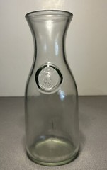 Vintage Paul Mason « Since 1852 » Glass Milk Bottle, Carafe, or Vase