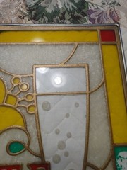 Ballatore Spumante California Sparkling Wine Stained Glass Sign