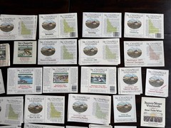 Lot Of 75+ IDAHO Wine Labels 1970s-1980s Ste. Chapelle Pintler Winery Vineyards