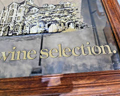 Vtg INGLENOOK Winery 1986 Wooden Framed Smoky Glass Mirror Bar Wall Sign 19X15”