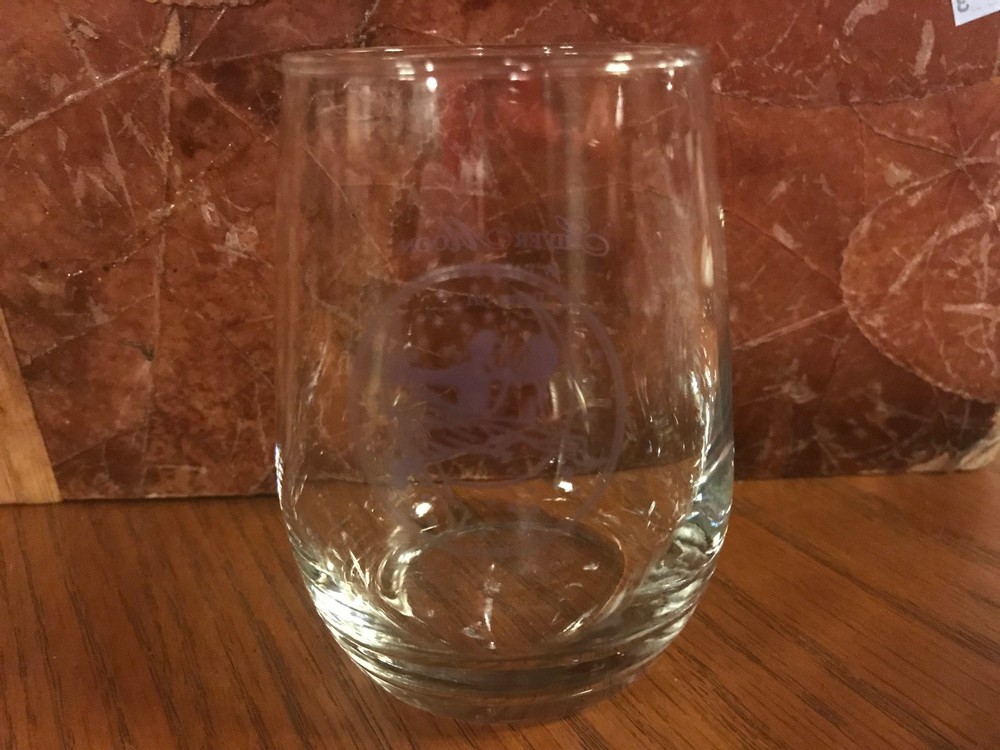 SILVER MOON WINERY—DOVER OHIO—TASTING WINE GLASS