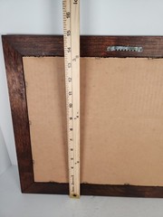 Vintage 1986 Inglenook Winery Bar Mirror Sign Wood Framed Napa Valley 19×15