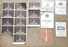 17 Vintage Wine & Champagne Bottle Labels French