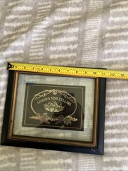 Wine Vineyard Framed Victoria Cellars Print Ornate Framed Glass Backing 7” x 5”