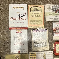 Calvet Rothschild Sichel Pierre Callot Tytl Vintage Original Wine Label Lot