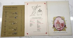 Lot Of 3 Vtg Recipe Booklets/Pamphlets Featurin California Wines Cooking W/Wine