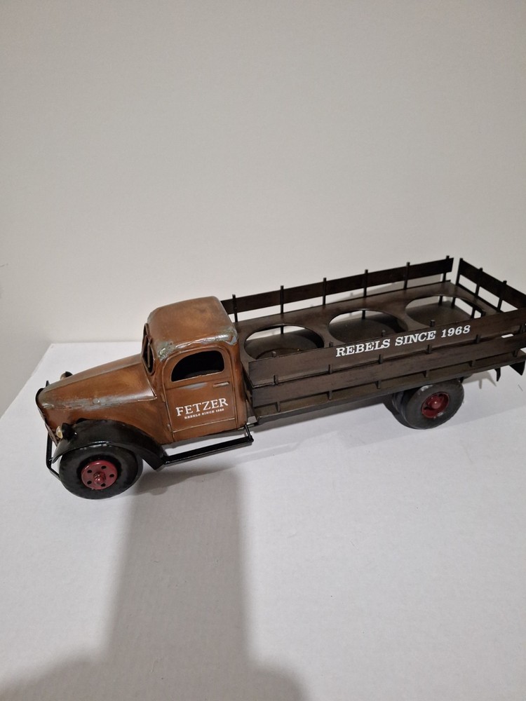 Vintage Fetzer Vineyards Wine Advertising Bar Display Truck Rebels Since 1968