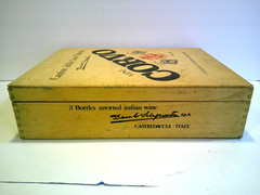 Vini Corvo Wood Wine Box – Casteldaccia Palermo Sicily Italy Cantine Casa Vinico