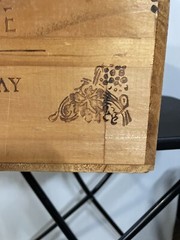 Veo Grande Wood Wine Box Crate Chardonnay Chile Gift