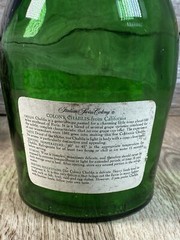 Vintage Green Glass White Wine Jug Italian Swiss Colony Chablis from California