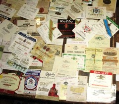 Lot 83 Assorted Vintage Wine Bottle Labels, Early 1960&rsquo;s, Early 70&rsquo;s Most France