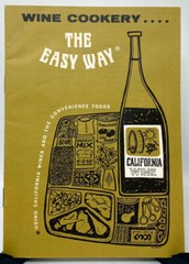 Vintage 1969 California Wine Advisory Board Combination Recipes San Francisco CA