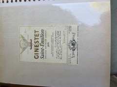 Vintage French Wine Label Archive 1978 Clos Vougeot Grand Cru Bordeaux 100+
