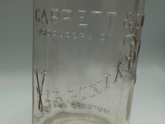 Vintage 12&Prime; Garrett Co. Virginia Dare Wine 4/5 Quart Glass Bottle, Nice