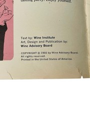 MCM WINE ADVISORY BOARD CHRISTIAN BROTHERS BOOKLETS COOKING TASTING ENTERTAINING