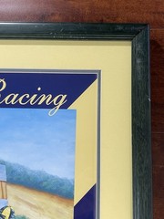 Vintage 2000 Sonoma County Fair “Wine Country Racing” Poster Horse Track Framed