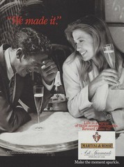 1991 Martini & Rossi Sparkling Wine We Made It vintage Print Ad Advertisement