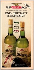 PRINT AD 1980 Calvet Fine French Wines Dry White and Red 5&Prime; x 10.75&Prime;