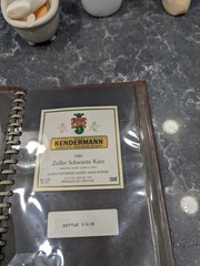 Vintage Restaurant Wine Book Menu-40 Labels