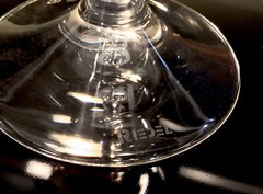 Limited Edition SEXTANT Estate Winery Riedel 8” Crystal Wine Glass ~ PRISTINE!