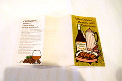 Ceremony Brandy vintage 1960s pamphlet