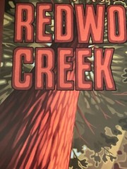 18×24 Redwood Creek WINE POSTER Art Advertising *Hiker *Giant Redwoods Trees