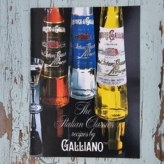 Vintage Galliano Guide 1978 The Italian Classics Recipes Product Booklet
