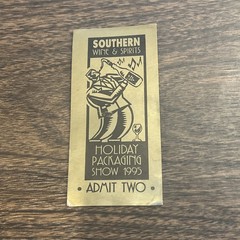 1995 Southern Wine & Spirits Holiday Packaging Show Ticket