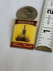 Sertoma Wine Feast Lapel Pin