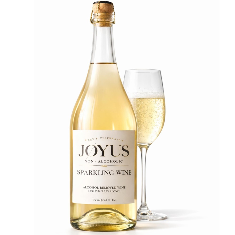 Joyus Non-Alcoholic Sparkling Wine, Award Winning Best In Class…