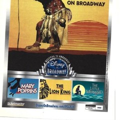 Disney the Lion King 10 Years on Broadway Musical Advertisement 2000s Print Ad