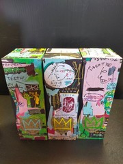 (empty) Dom Perignon 2015 Jean Michael basquiat Edition Limited 3 Bottles 3 box