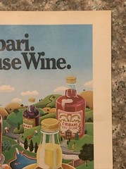 1979 Cribari Wine PRINT AD The House Wine Cribari & Sons San Francisco VTG 1970s