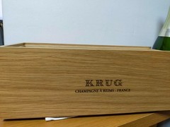 Krug Clos du Mesnil 2006 Empty Glass Bottle Champagne Wood Box Booklet Japan