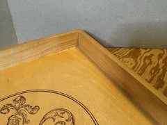 Vintage Pedro Domecq Carlos I Brandy Wine Wooden Box empty RARE size