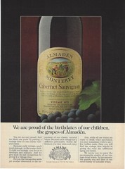 1979 Almaden Cabernet Sauvignon Wine vintage print ad 70&rsquo;s advertisement