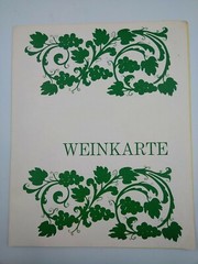 Weinkarte Vintage Weingut Ferdinand Pieroth Used Paper Wine Tasting Log Germany