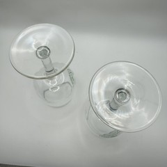 Vtg Golden Age Festival Travel 1988 10th anniversary commemorative wine glasses