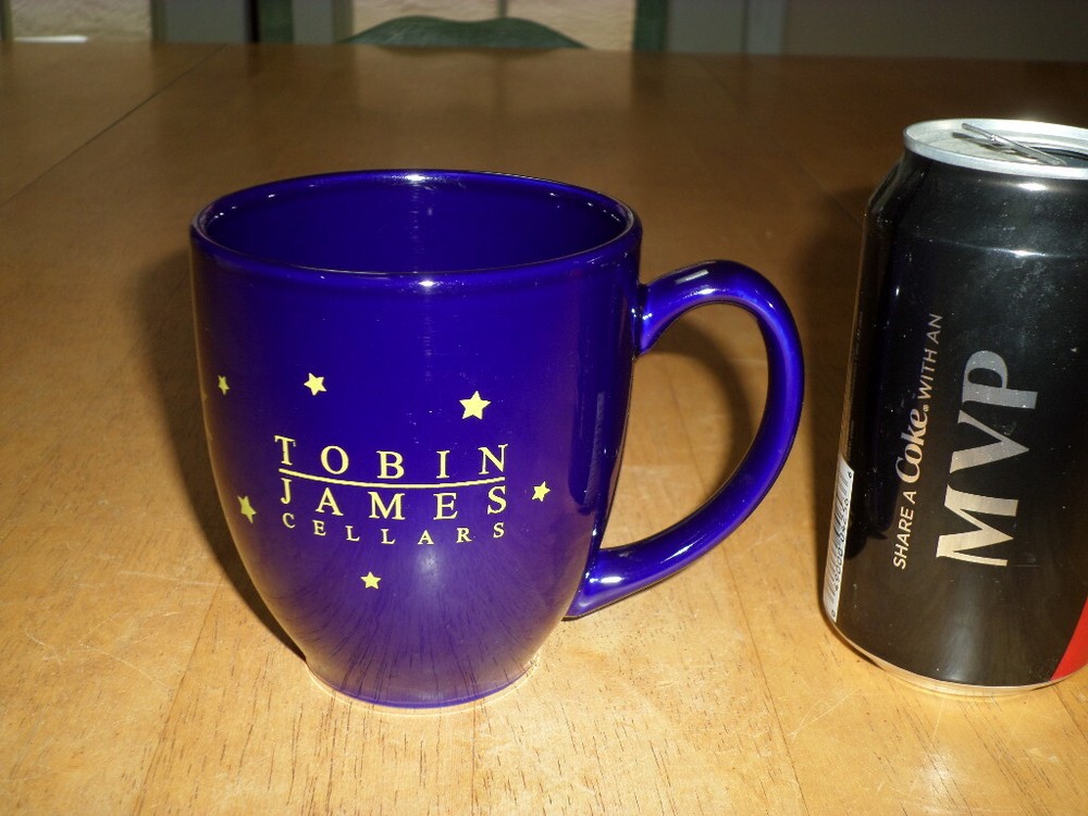 TOBIN-JAMES CELLARS, PASO ROBLES, CALIFORNIA, CERAMIC COFFEE MUG / CUP, VINTAGE