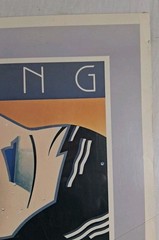 Wente Bros California Sparkling Wine Poster by Stephen Haines Hall 1983 20 x 30