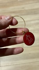 NEW, Collectible DAOU Vineyards Wine Glass Charm