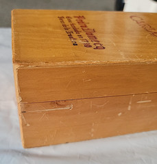 Vintage Pedro Domecq Carlos I Sherry Brandy Wine Wooden Box empty